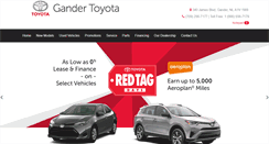 Desktop Screenshot of gandertoyota.com